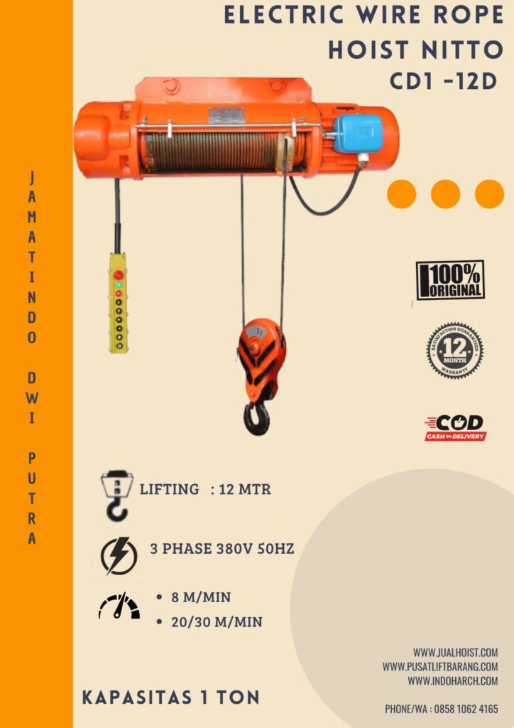 Jual Wire Rope Hoist