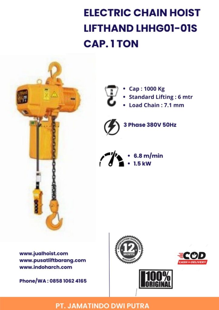 Jual Hoist Crane 1 Ton